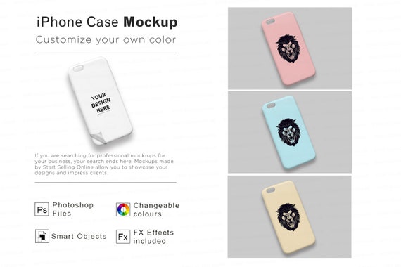 Iphone Case Mock Up High Resolution Smart Objects Etsy