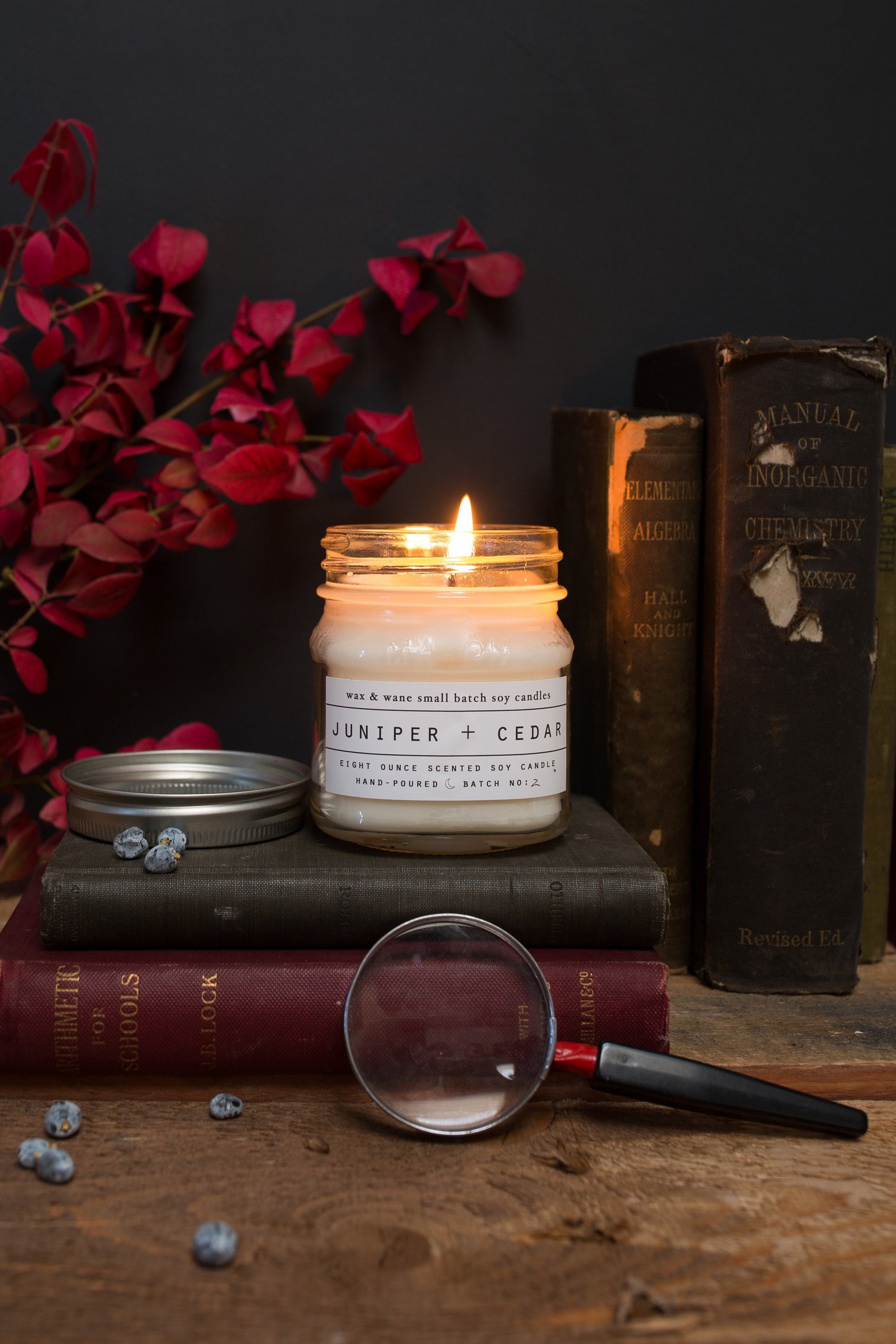 Juniper & Cedar Scented Soy Candle Soy Candles Southwest Etsy