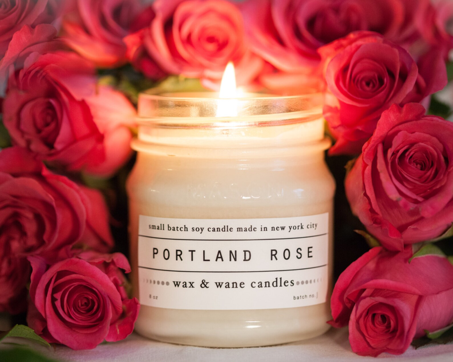 Portland Rose Candle All Natural Oregon Soy Candle Rose Etsy