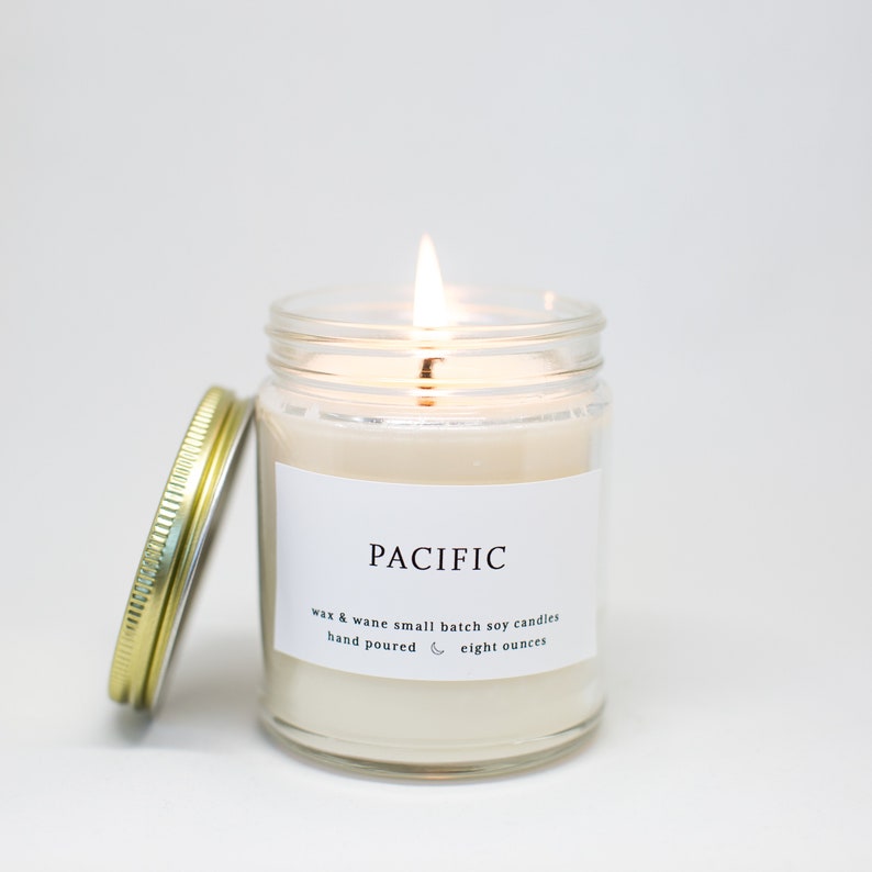 Pacific Modern Soy Candle Big Sur California Candle Best Etsy