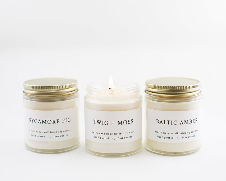 Best Selling Soy Candles Gift Set Scented Candles Boxed Gift Etsy