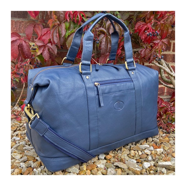 Leather Travel Bag Etsy