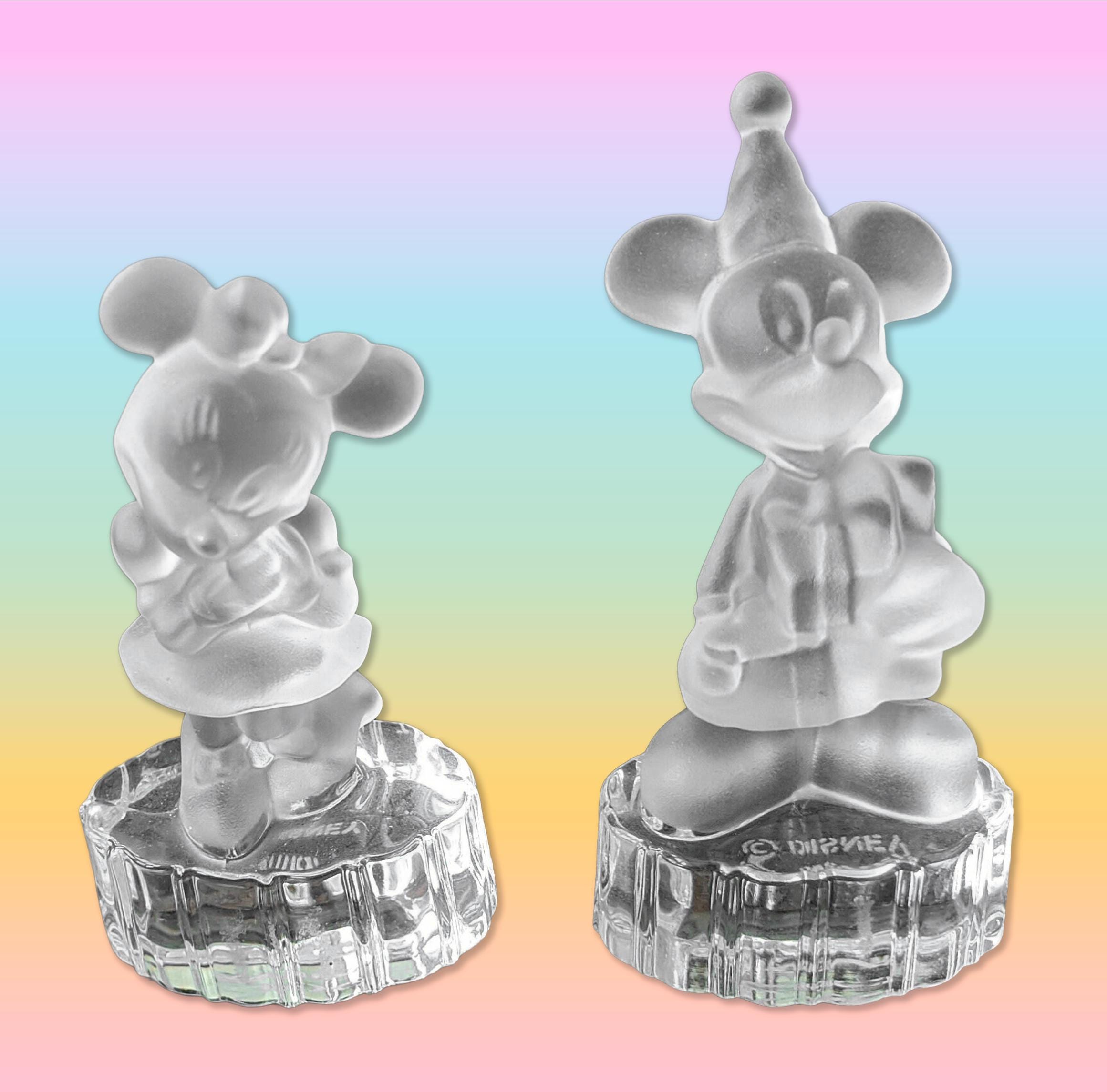 Glass Figurine Mickey Mouse - Etsy