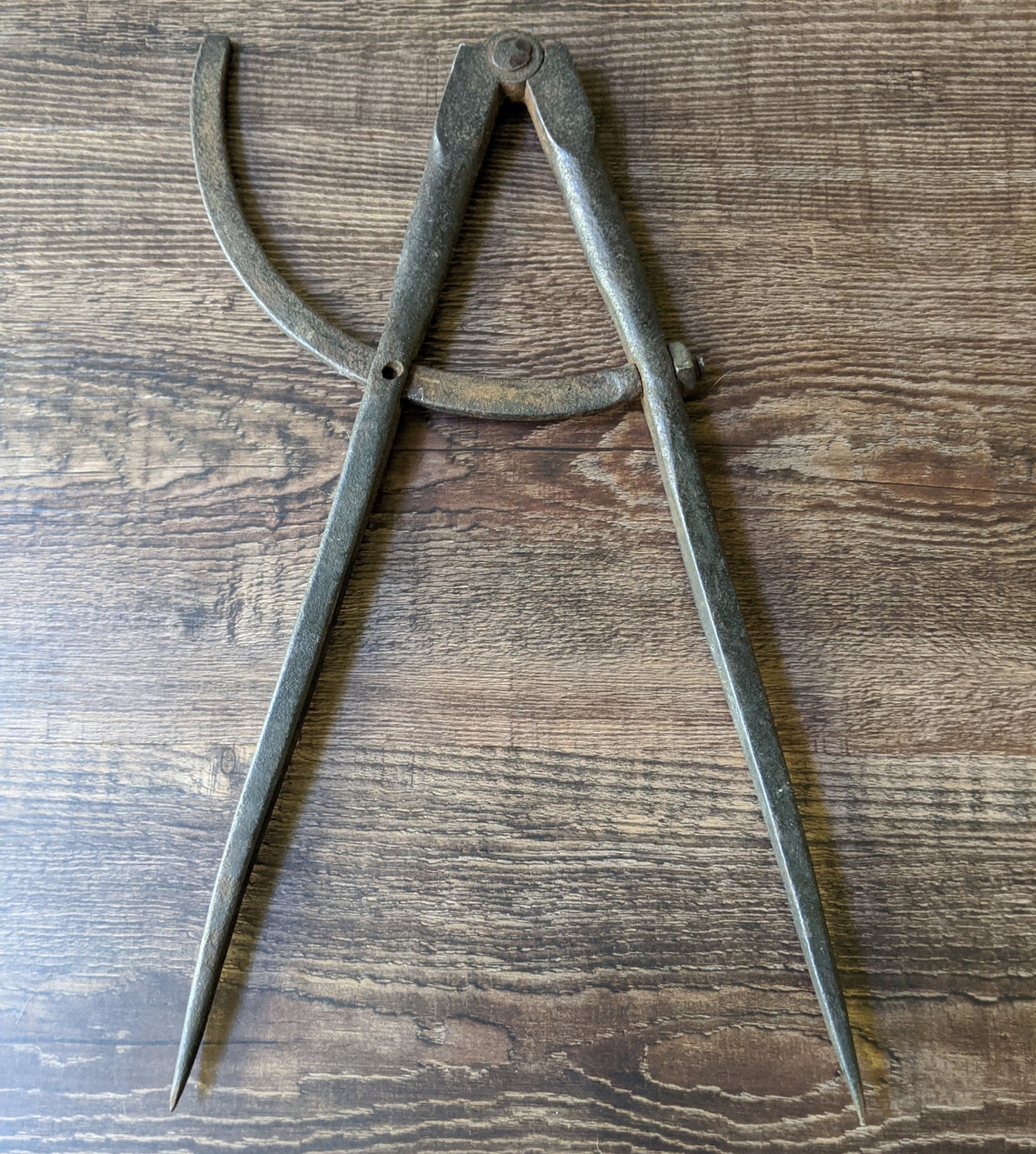 Antique Large 12 Compass Measuring Tool. Caliper Tool. Etsy