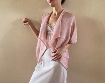 NWT Ooh La La Couture 2T L/S Basic Cotton Knit LADY PINK Bolero Jacket Shrug 