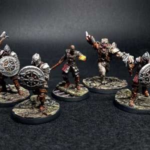 Dawnguard Core Set - Skyrim - Painted Miniatures - Tabletop Gaming- The Elder Scrolls Call to Arms - Fantasy - Decor - Hand Painted