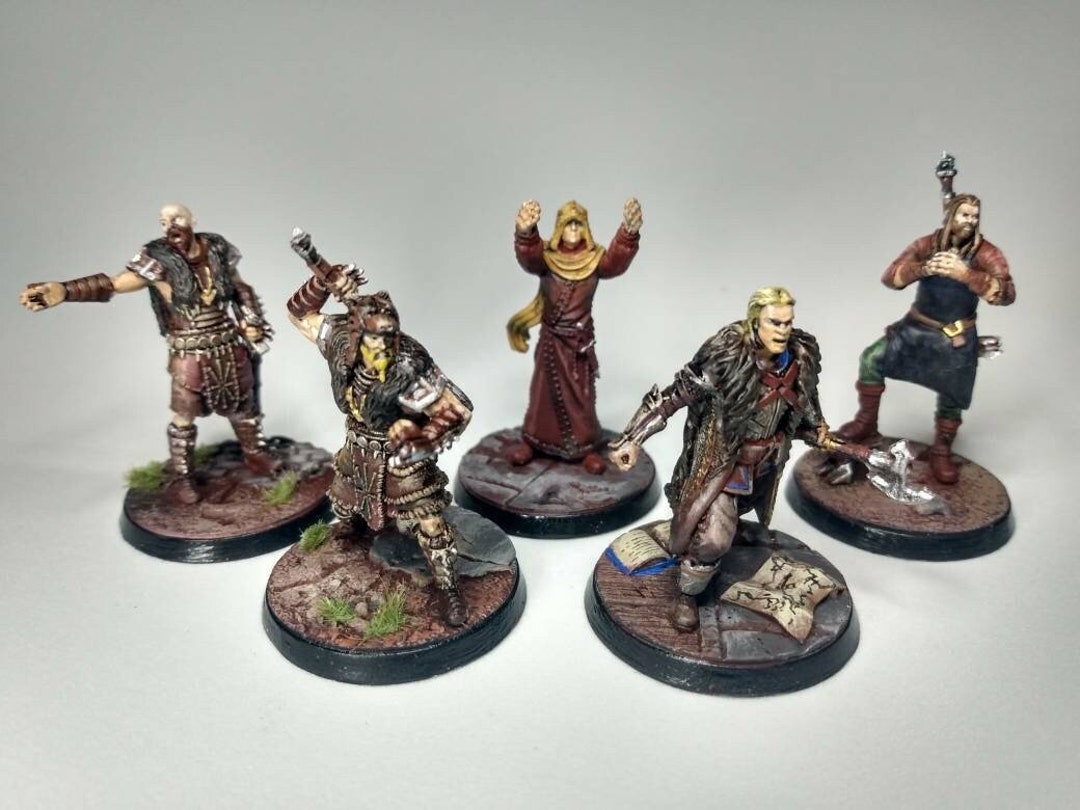 Adventurer Allies Skyrim the Elder Scrolls Call to Arms Miniatures Gaming  Table Top RPG Painting Commission Decor 