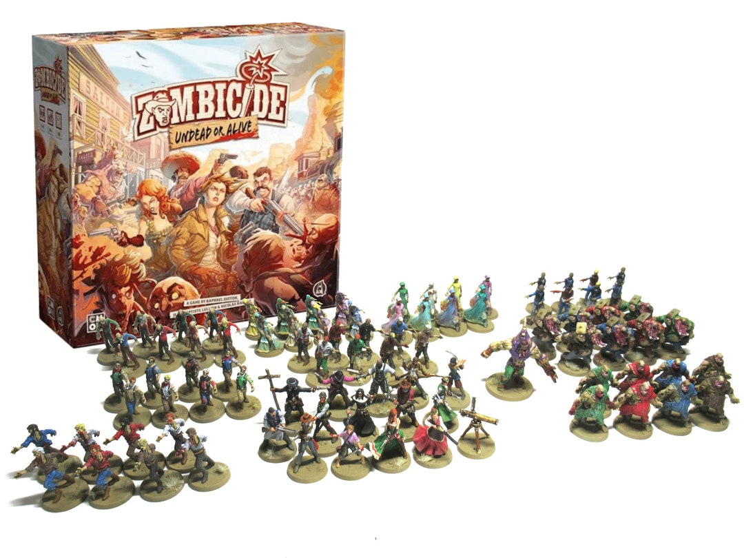 Painted Zombicide Undead or Alive Tabletop Gaming Painted Miniatures Board Games Fan Art Kick