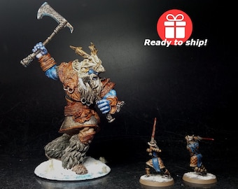 Frost Giant - Painted Tabletop Miniature - Dungeons and Dragons - Role Playing Games - Figure - Gaming - Board Games - Decore - DnD