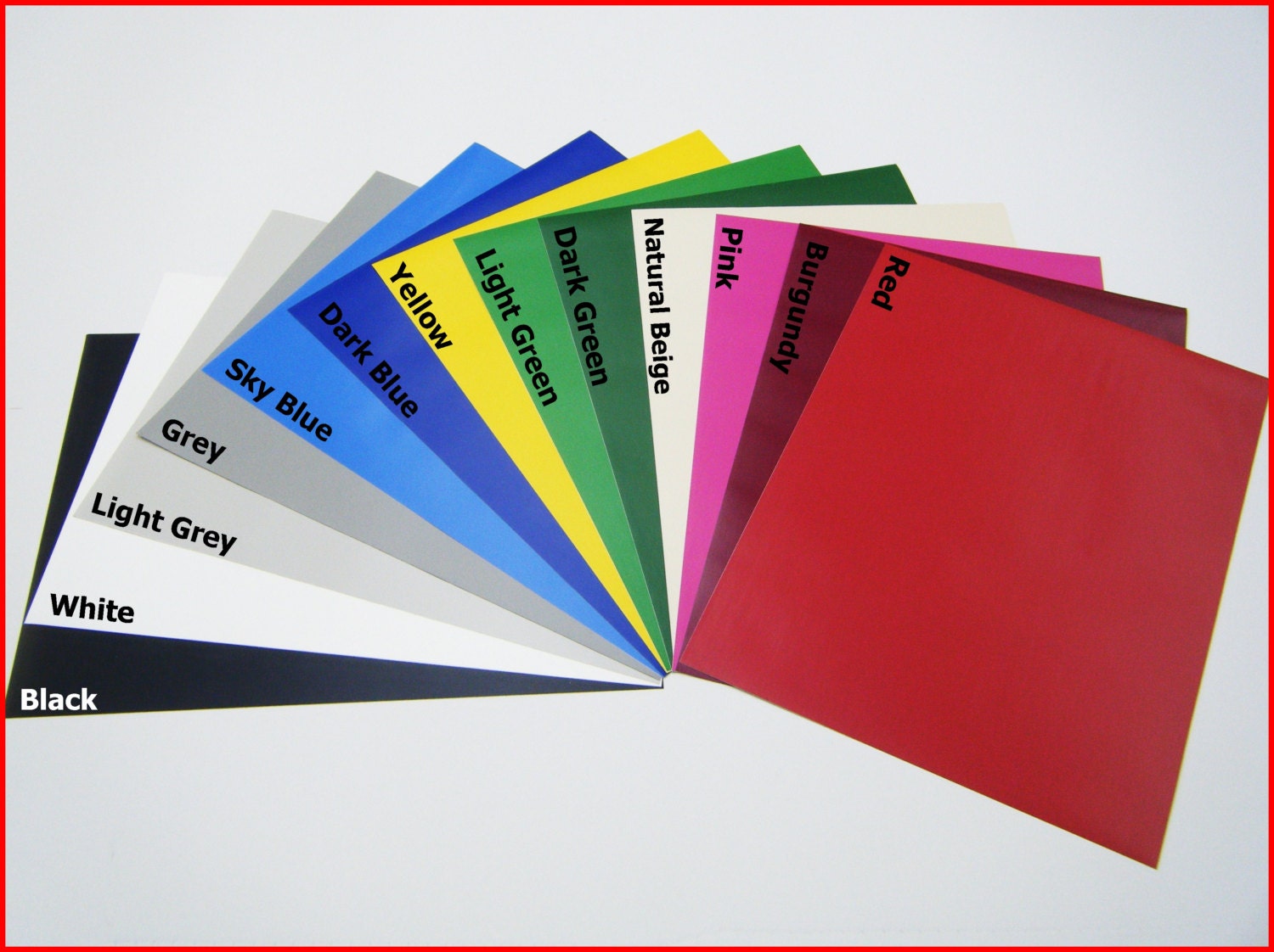 Quality GLOSS Self Adhesive Vinyl Sticky Back Plastic Sign Making Label Wall Art 