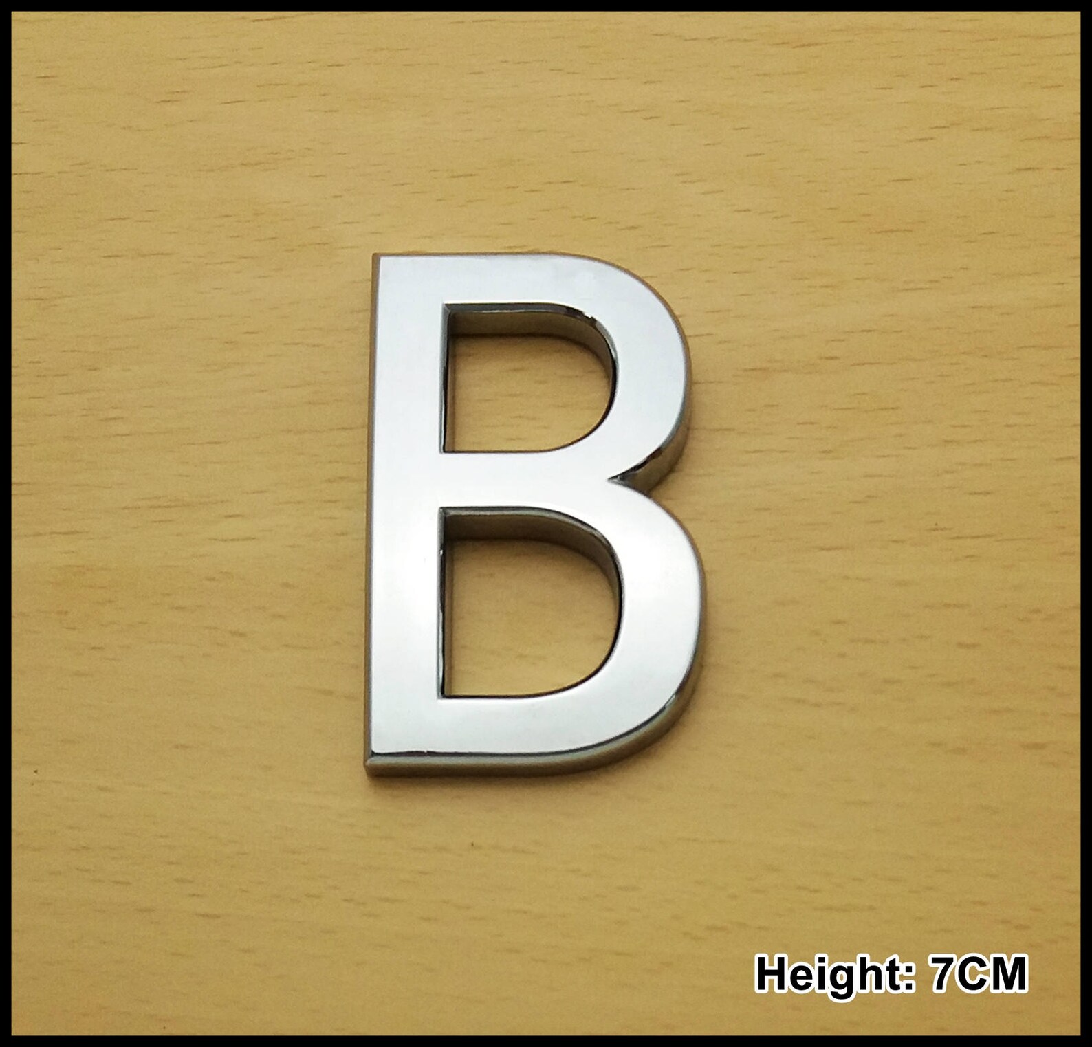 Self Adhesive Chrome Letters Silver Car House Name Sticky Etsy