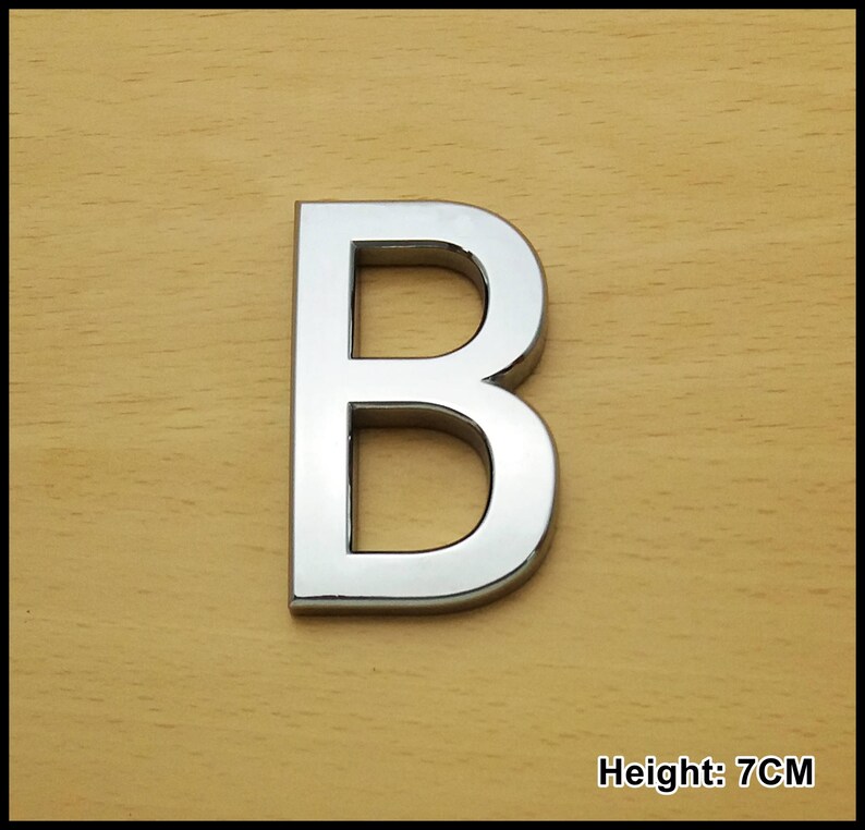Self Adhesive Chrome Letters Silver Car House Name Sticky Self Adhesive Chrome Letters Silver Car House Name Sticky