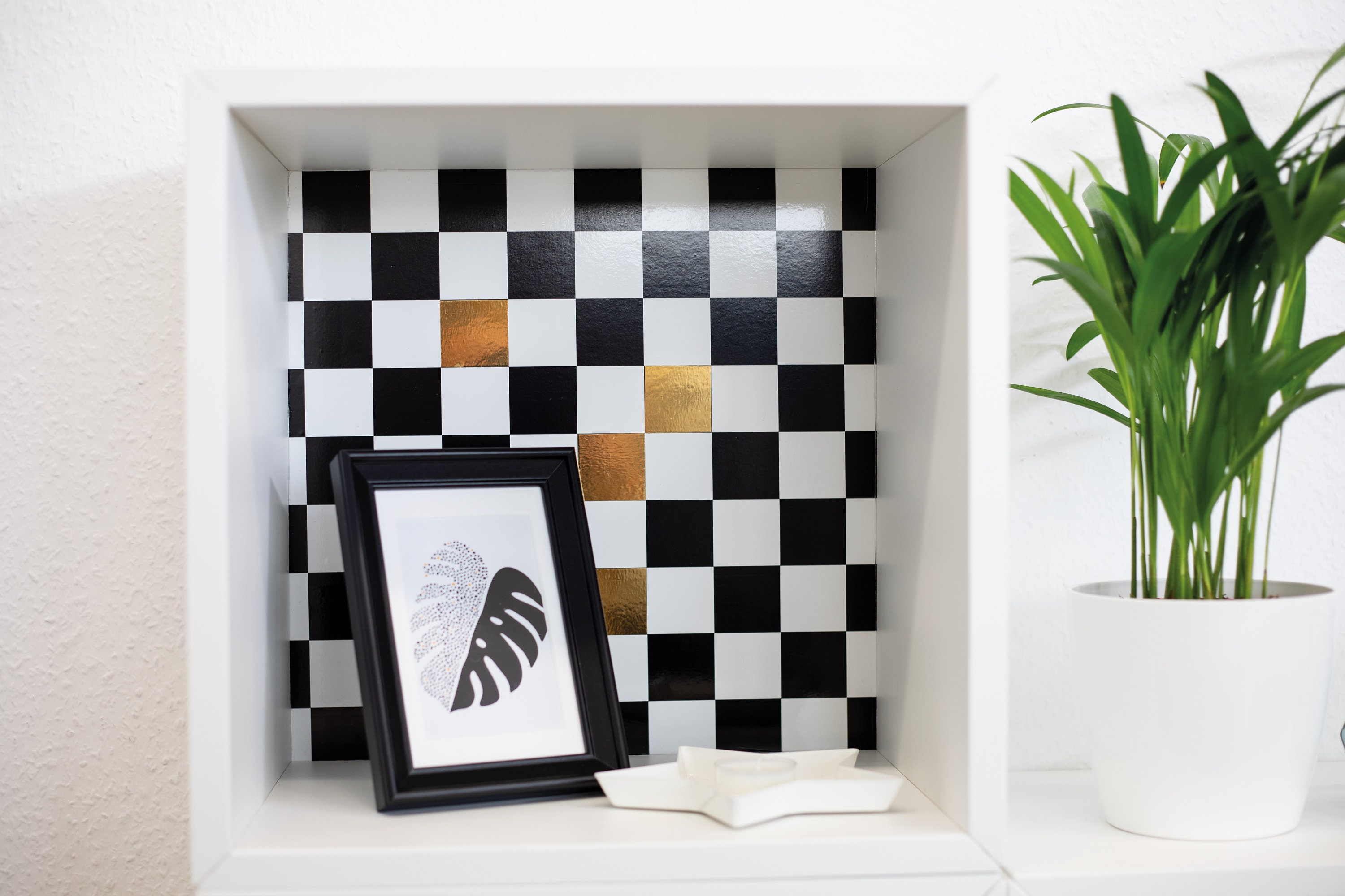 Black & White Checked Contact Paper Large Squares Sticky Back Etsy UK