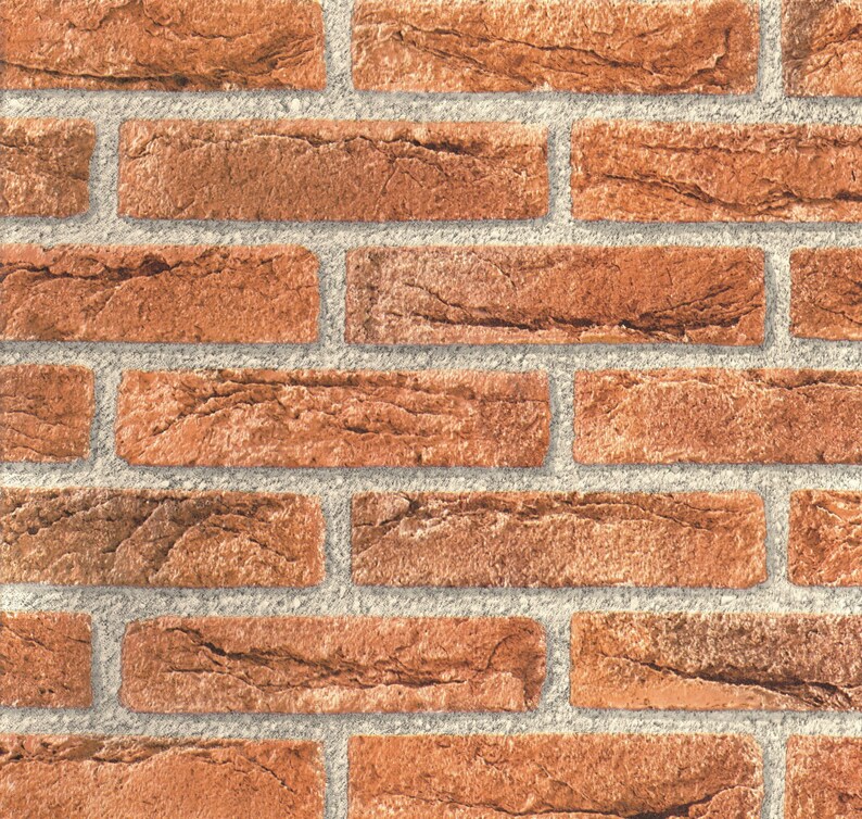 Contact Paper Sticky Back Self Adhesive Material Vinyl Decorative Brick Pattern Design DC FIX Premium Quality 1m x 45cm Brick 200-2158