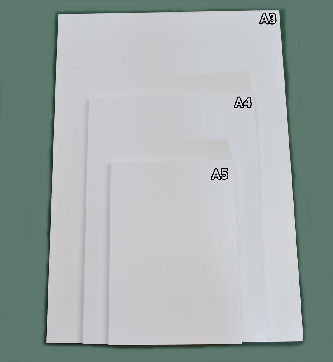 PVC White Plastic Sheets 2MM Thickness Sizes A5 210mm X Etsy UK