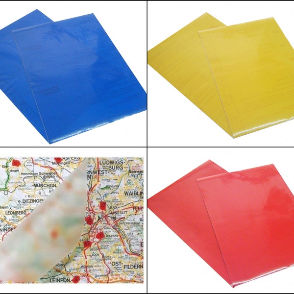 Transparent Adhesive Vinyl Sheets Etsy