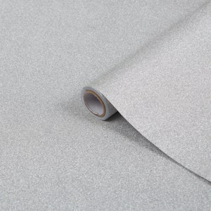 550cm Glitter Grey Contact Paper Decorative Self Adhesive SOLDGOOD 61cm 
