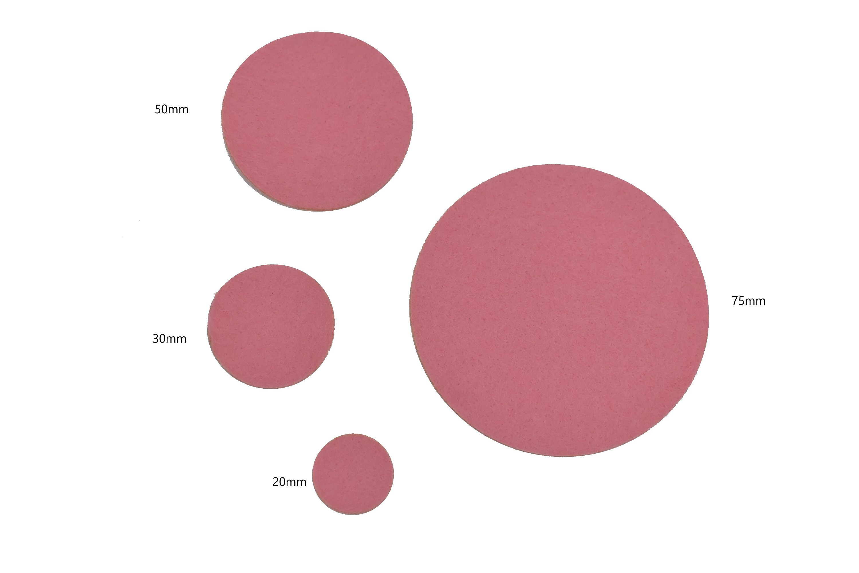 Felt Circles Laser Cut Self Adhesive Discs Sticky Back in Etsy UK