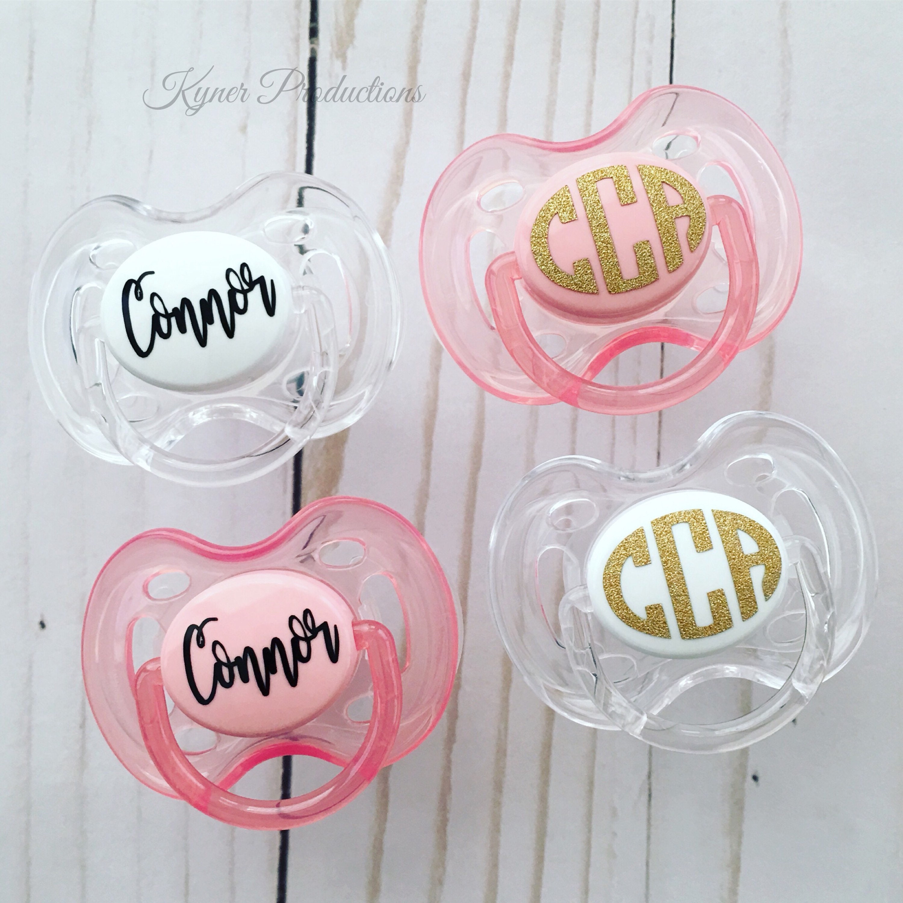 Personalized / Monogrammed Pacifiers // Custom Baby Pacifiers Etsy