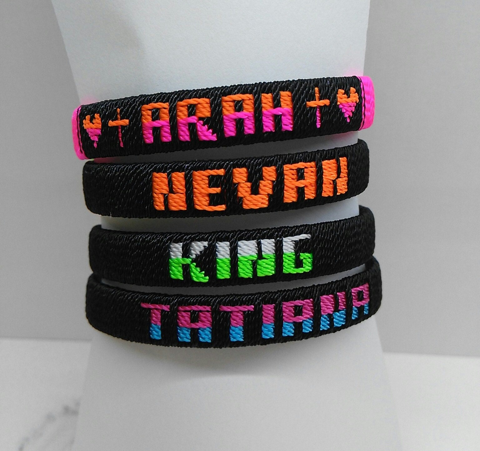 Name Bracelet Personalized Mexican Bracelet Friendship Etsy