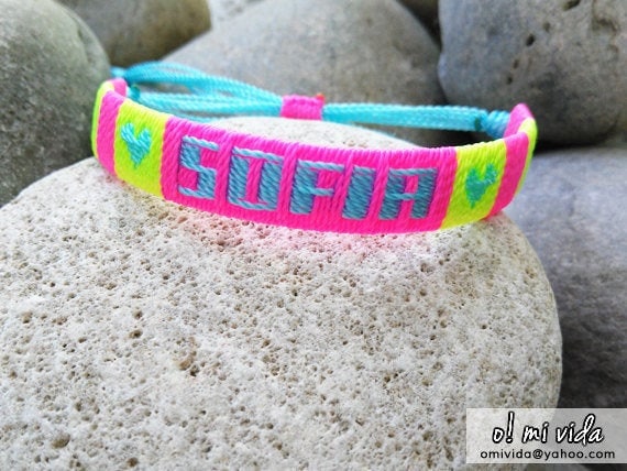 Mexican bracelets deals with names