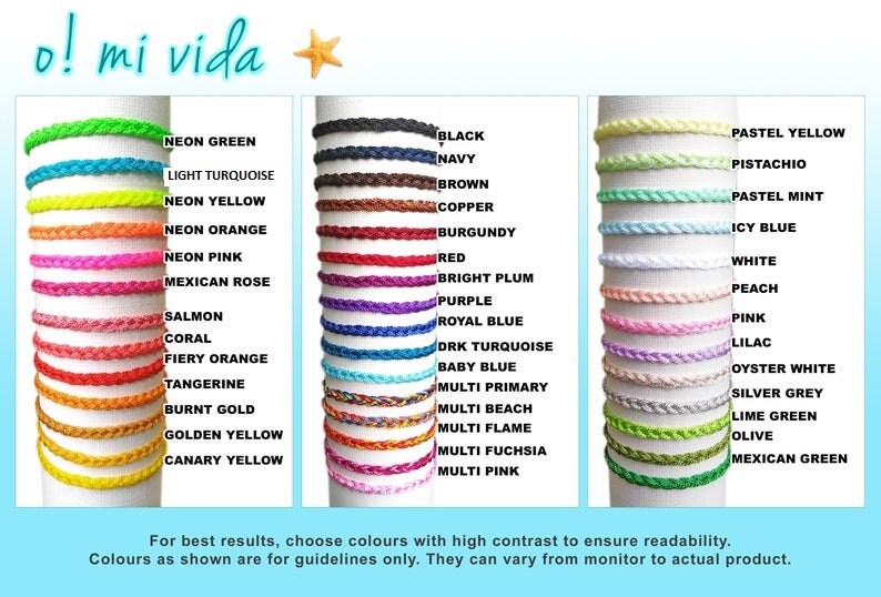 Name Bracelet Personalized Jewelry Friendship Bracelet Etsy