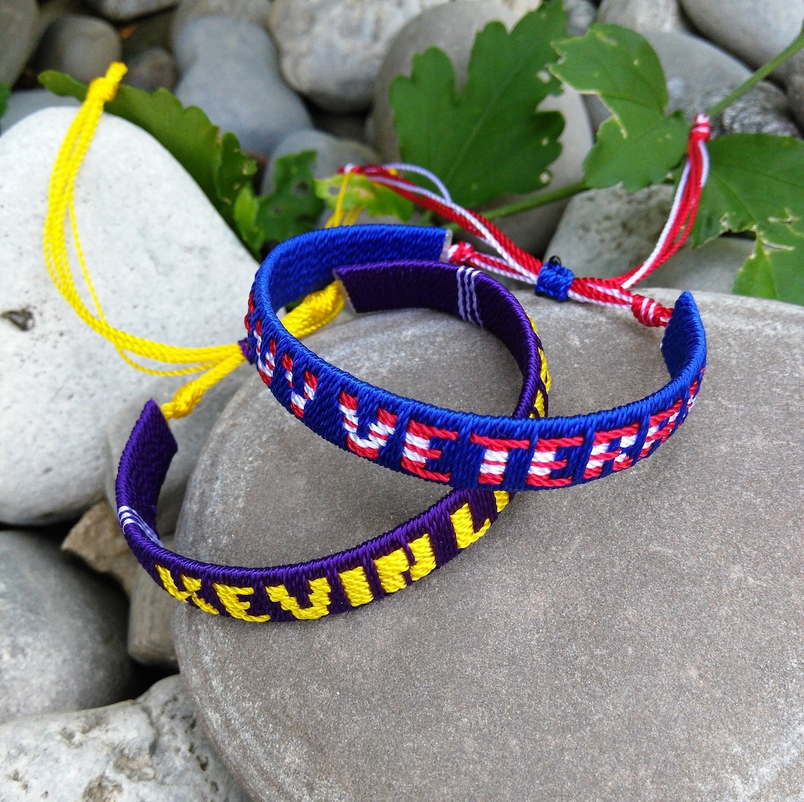 Name Bracelet String Bracelet Personalized Jewelry Etsy