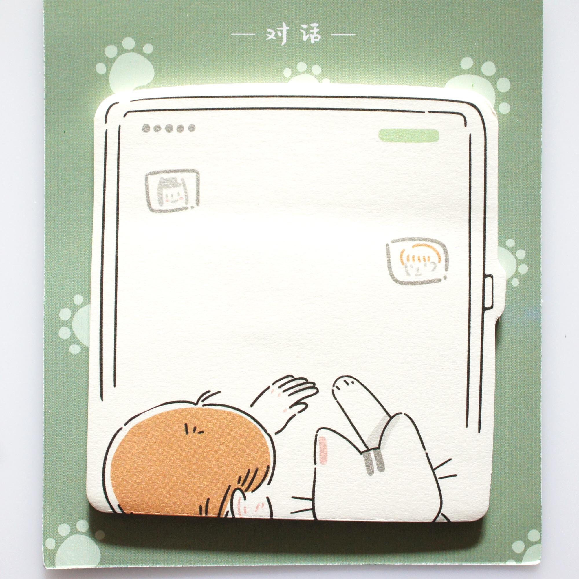 My Cat Roommate Sticky Memos Online Chatting FREE SHIPPING - Etsy