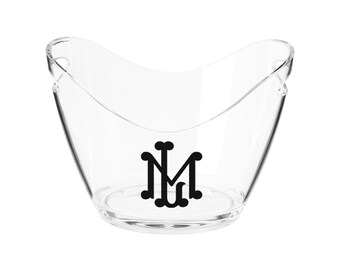 acrylic ice bucket personalized