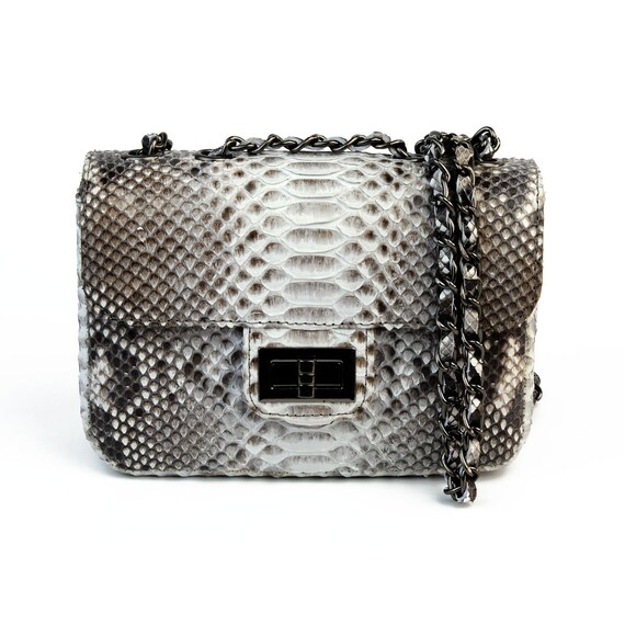 small snakeskin purse