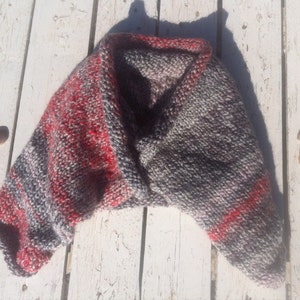 Hand Knitted Wool Blend Cosy Cowl image 4