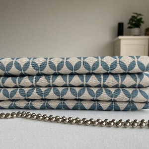 Hoof Teal - Roman Blind made to measure - Please message before purchase