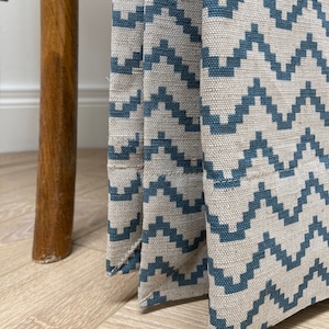 SAMPLE only - Curtains Made to Measure? Just need pole length and drop to quote - Teal Curtains - Linen Curtains