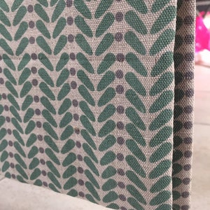 SAMPLE only - Curtains Made to Measure? Just need pole length and drop to quote - Fern Green - Curtains - Linen Curtains