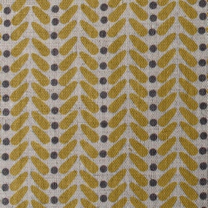Scandi Wings mustard Linen Curtain Fabric English Fabric English Linen Scandi Modern image 2