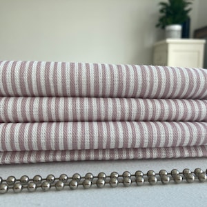 Pink Hazy Stripe - roman blind made to measure - Please msg before purchase!