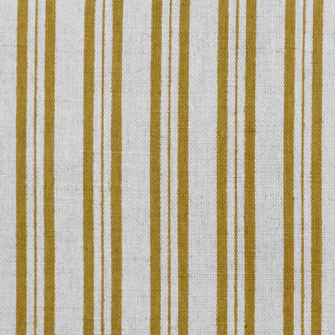 Ticking Fabric ELSA Mustard Curtain Fabric Striped Fabric English Linen
