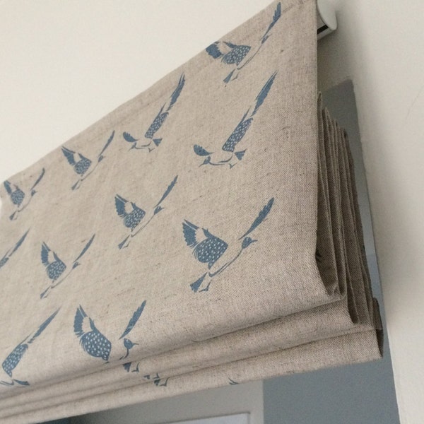 Linen Roman Blinds Etsy UK