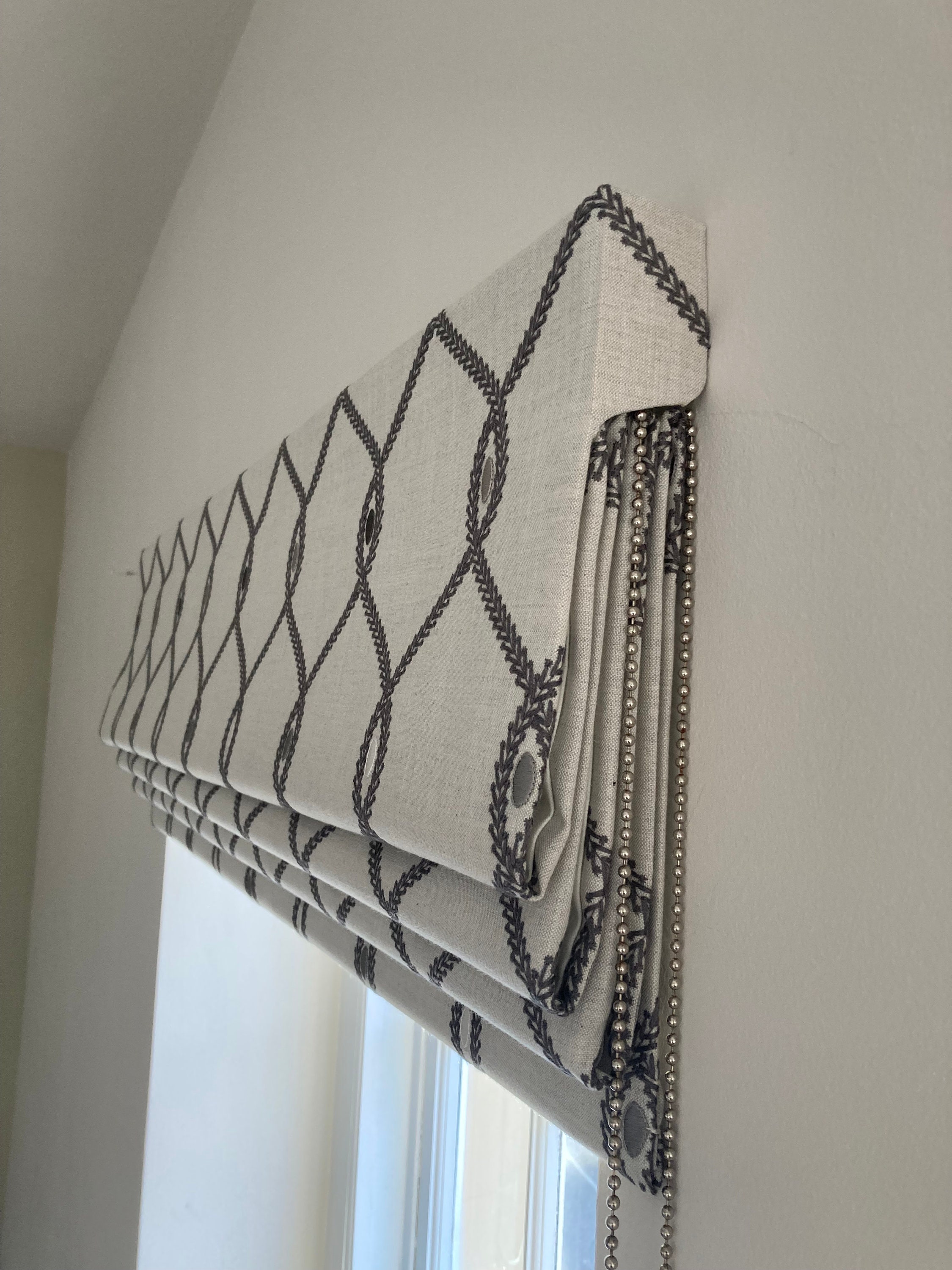 Clarke & Clarke - Opus Embroidery - Made to Measure Roman Blind - Other colours