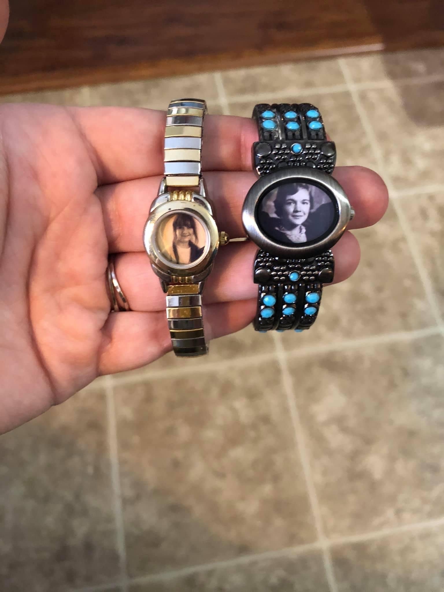 Locket sales wrist watch