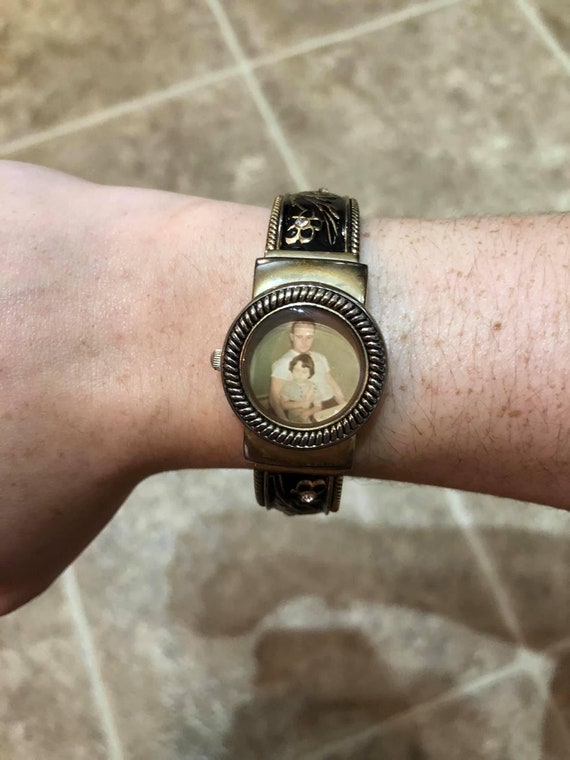 Locket wrist watch sale