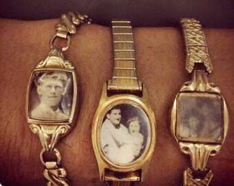 locket wrist watch