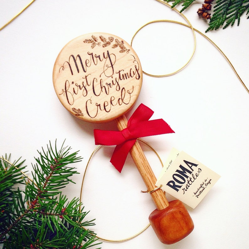 Personalized Baby's First Christmas Gift Keepsake Wooden Etsy