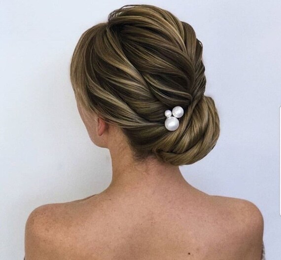 Bridal Hair Pins Wedding Pearl Hair Pins Extra Large Balls Etsy