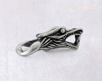 1 x Stainless Steel Dragon Head Connector