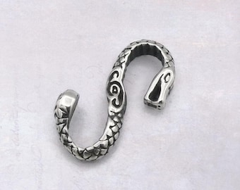 1 x Stainless Steel Snake S Hook Clasp