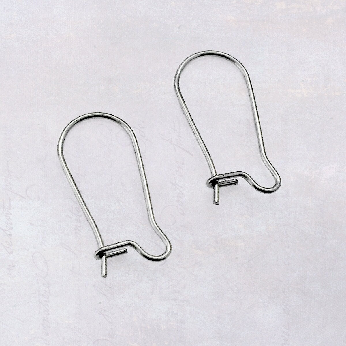 15 x Pairs Stainless Steel Kidney Ear Wires 20mm Earring Hooks Surgical Grade Etsy
