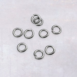 250 x Stainless Steel 4mm x 0.8mm Jump Rings