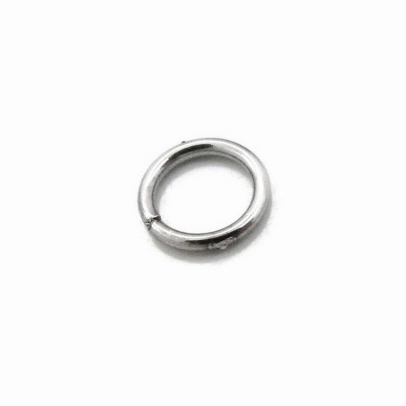 50 X Stainless Steel Soldered Closed Jump Rings 7mm X 1mm Etsy Australia
