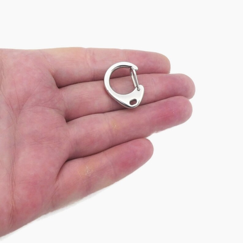 2 / 5 X Stainless Steel Selfclosing C Clips 24mm X 18mm Etsy